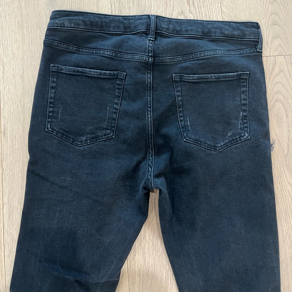 Topman Ripped Stretch Skinny Jeans - Picture 7 of 8